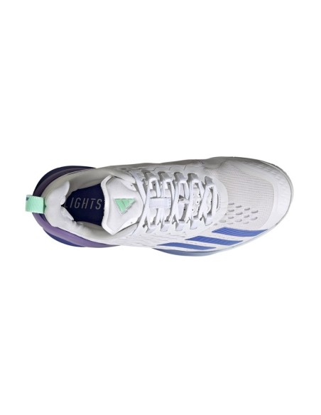 Adidas Adizero Cybersonic Branco Azul Mulher Gy9640 |ADIDAS |Sapatilhas de padel ADIDAS