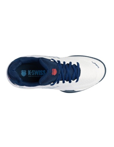 Kswiss Hypercourt Express 2 White Navy Blue 6613146 |K SWISS |K-Swiss padel shoes