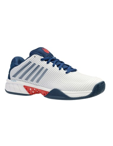 Kswiss Hypercourt Express 2 Branco Azul Marinho 6613146 |K SWISS |Sapatilhas de padel K-Swiss