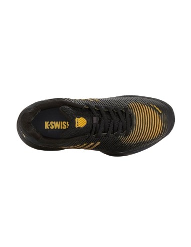 Kswiss Hypercourt Express 2 Noir Jaune 6614071 |K SWISS |Chaussures de padel K-Swiss