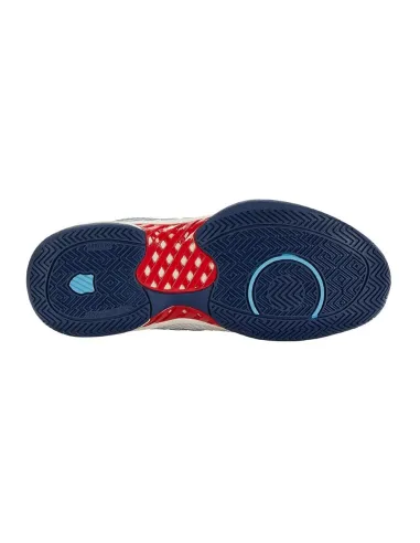 Kswiss Hypercourt Express 2 White Navy Blue 6614146 |K SWISS |K-Swiss padel shoes