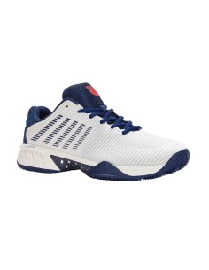 Kswiss Hypercourt Express 2 Hb Branco Azul Marinho Junior 86614146 |K SWISS |Sapatilhas de padel K-Swiss 2