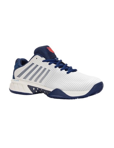 Kswiss Hypercourt Express 2 Hb Branco Azul Marinho Junior 86614146 |K SWISS |Sapatilhas de padel K-Swiss