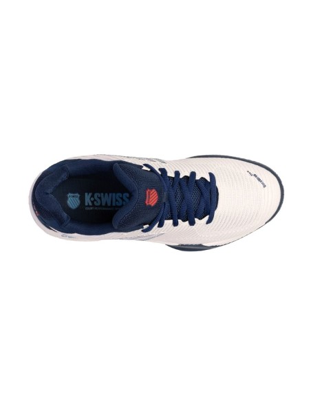 Kswiss Hypercourt Express 2 Hb Blanco Azul Marino Junior 86614146 |K SWISS |Zapatillas pádel K-SWISS