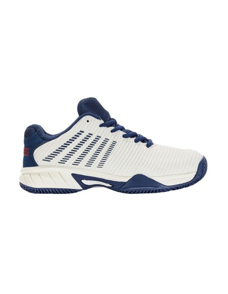 Kswiss Hypercourt Express 2 Hb Branco Azul Marinho Junior 86614146 |K SWISS |Sapatilhas de padel K-Swiss