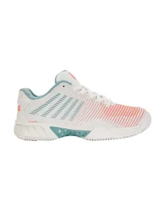 Kswiss Hypercourt Express 2 Blanc Femme 96614143 |K SWISS |Chaussures de padel K-Swiss