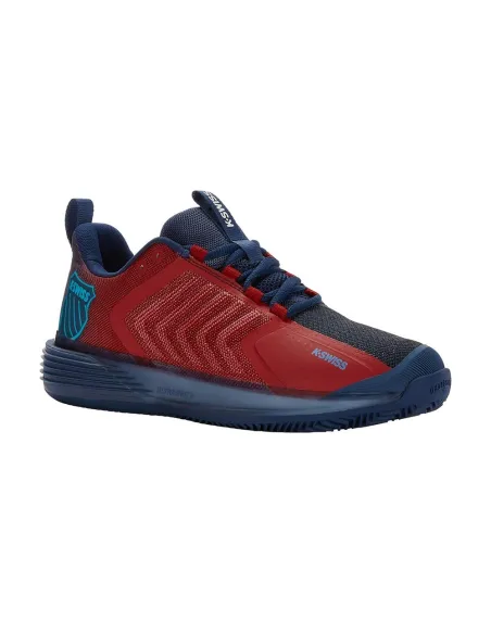 Kswiss Ultrashot 3 Rouge Bleu |K SWISS |Chaussures de padel K-Swiss