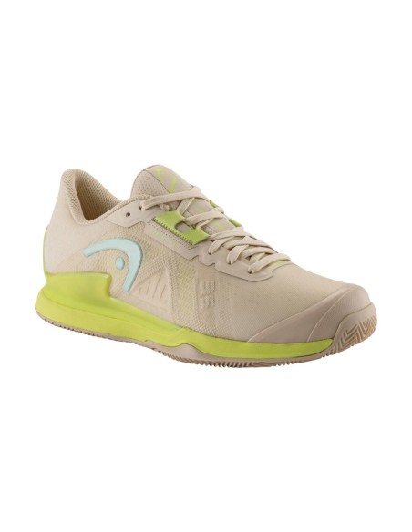 Head Sprint Pro 3.5 Clay Beige Amarillo Mujer 274153 Mcli |HEAD |Chaussures de padel HEAD Head Sprint Pro 3.5 Clay Beige Amarillo Mujer 274153 Mcli |HEAD |Chaussures de padel HEAD