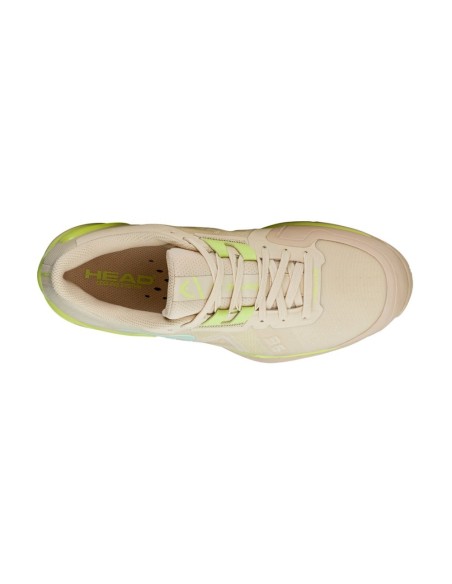Head Sprint Pro 3.5 Clay Beige Amarillo Mujer 274153 Mcli |HEAD |Chaussures de padel HEAD Head Sprint Pro 3.5 Clay Beige Amarillo Mujer 274153 Mcli |HEAD |Chaussures de padel HEAD