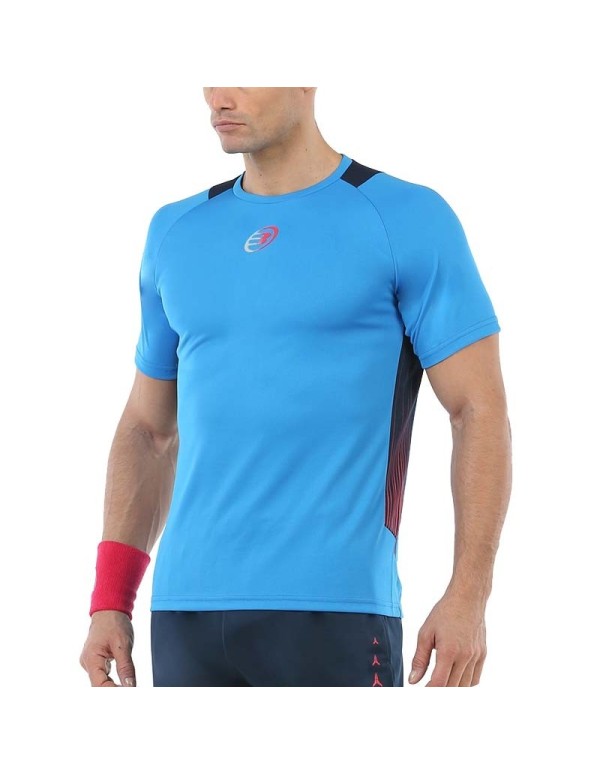 T-shirt bleu Bullpadel Uciel 2020 |BULLPADEL |Vêtements de pade BULLPADEL