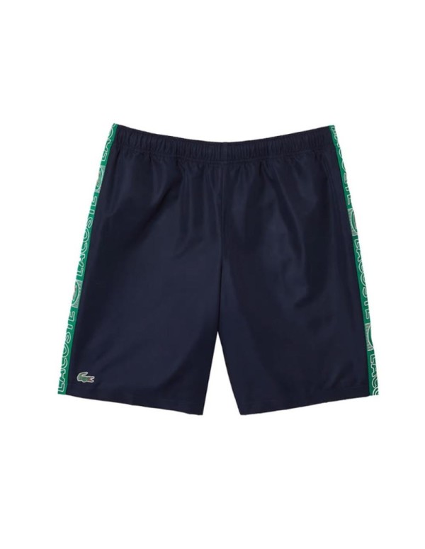 Pantaloncini con strisce laterali con logo Lacoste |LACOSTE |Ropa de pádel LACOSTE
