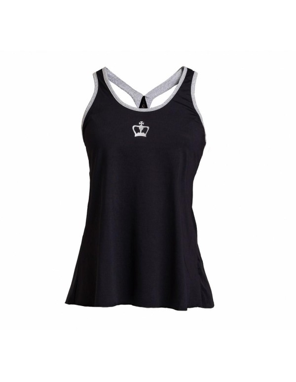 T-shirt Black Crown Corfu Noir-Gris |BLACK CROWN |Vêtements de padel BLACK CROWN