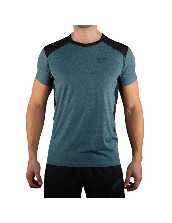 T-shirt blu icona infinita |ENDLESS |Abbigliamento da padel ENDLESS