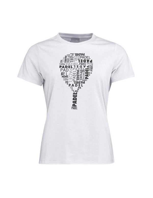 T-shirt Head Padel Typo Woman 814522 Db |HEAD |HEAD padel clothing