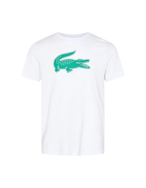 Camiseta Lacoste Azul Marinho Branco Logotipo Th2042525 |LACOSTE |Ropa de pádel LACOSTE