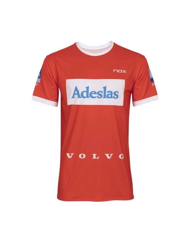 Camiseta Nox Sponsors Ml Team Roja |NOX |Abbigliamento da padel NOX