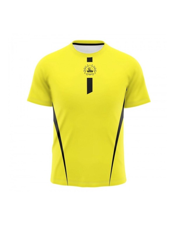 Camisa Técnica Team Vibor-A Preto/Amarelo 40183.A07 |VIBOR-A |Roupa de remo VIBOR-A