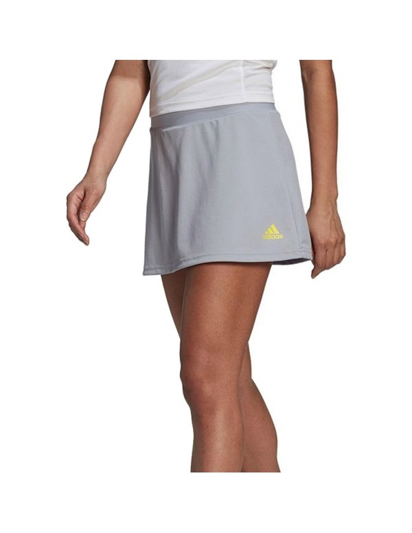 Skirt Adidas Club Halo Hn6191 Silver Woman. |ADIDAS |ADIDAS padel clothing