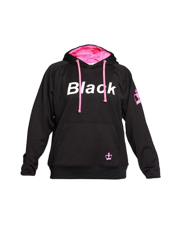 Black Crown Ainsa Sweatshirt Black/Pink |BLACK CROWN |BLACK CROWN padel clothing