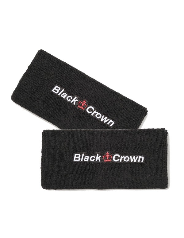 Pack 2 Wristbands Black Crown Black 000247 |BLACK CROWN |Wristbands