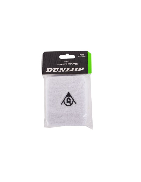 Muñequera Dunlop Pro X2 Wht 623796 |DUNLOP |Muñequeras