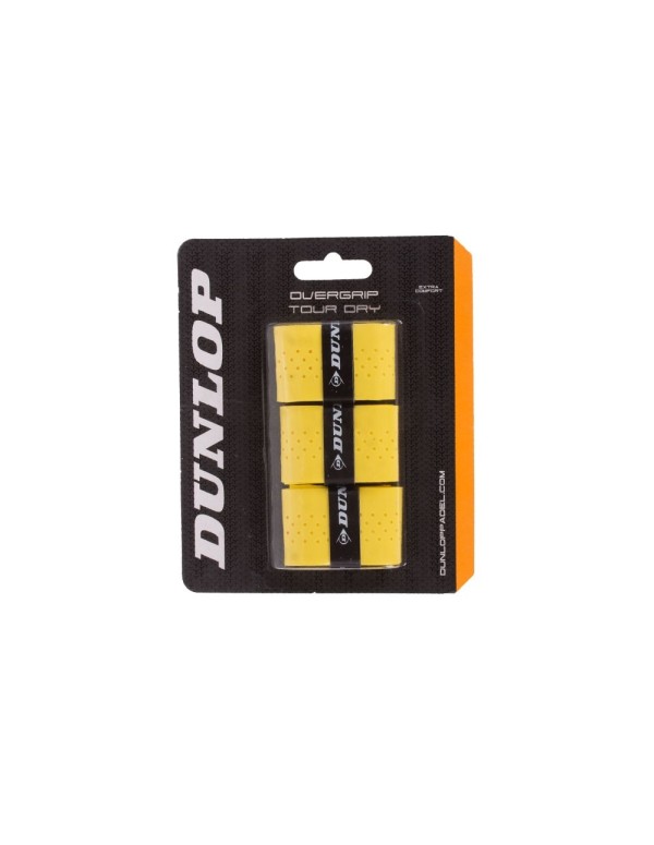 Overgrip Dunlop Tour Dry Ylw 623805 |DUNLOP |Surgrips