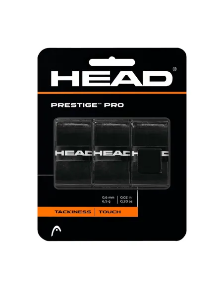 Overgrap Head Prestige Pro Preto |HEAD |Sobrepunhos