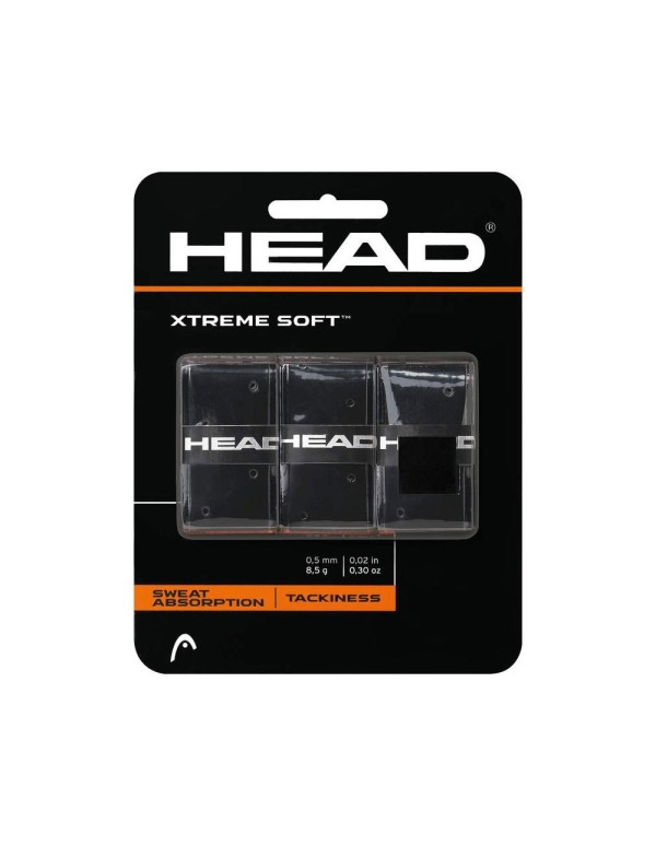 Head Grip Xtremes of t Overwrap 285104 Bk |HEAD |Övergrepp
