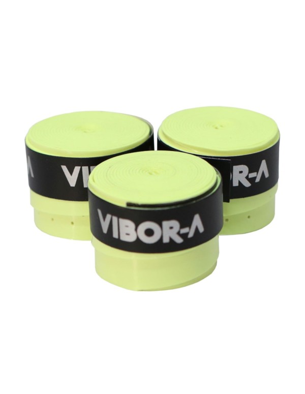 Pack 3 Overgrips Vibor-A Amarillo Fluo 41218.019.1 |VIBOR-A |Surgrips