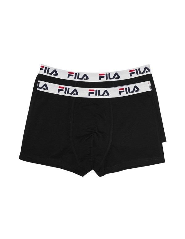 Pack 2 Boxer Fila Fu5016/2 200 Black |FILA |Vêtements de padel