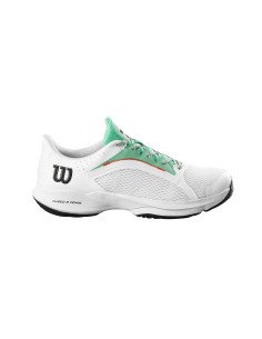 Scarpe Wilson Hurakn 2.0 Bianco Verde Donna Wrs331180 |WILSON |Scarpe da padel WILSON