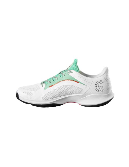 Scarpe Wilson Hurakn 2.0 Bianco Verde Donna Wrs331180 |WILSON |Scarpe da padel WILSON