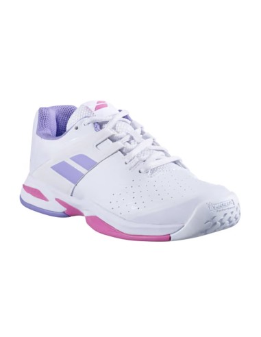Babolat Propulse Fury White Lilac Girl 32S23884 1074 |BABOLAT |BABOLAT padel shoes