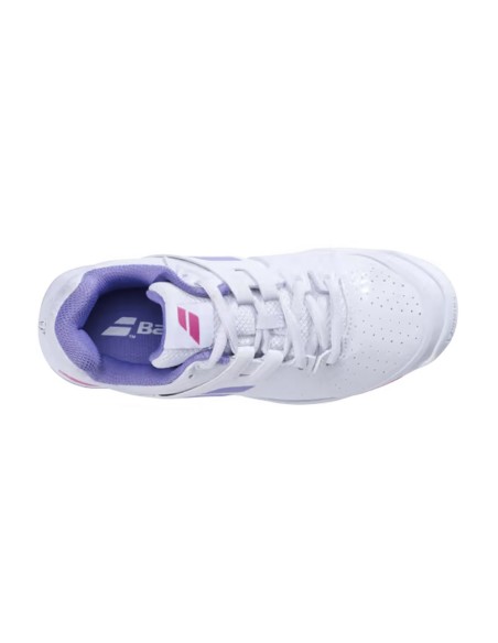 Babolat Propulse Fury Blanc Lilas Fille 32S23884 1074 |BABOLAT |Chaussures de padel BABOLAT Babolat Propulse Fury Blanc Lilas Fille 32S23884 1074 |BABOLAT |Chaussures de padel BABOLAT