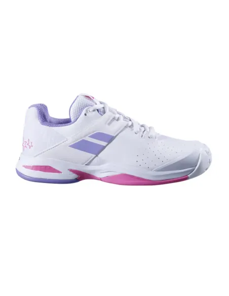 Babolat Propulse Fury Junior 33S23884 White Lilac |BABOLAT |BABOLAT padel shoes