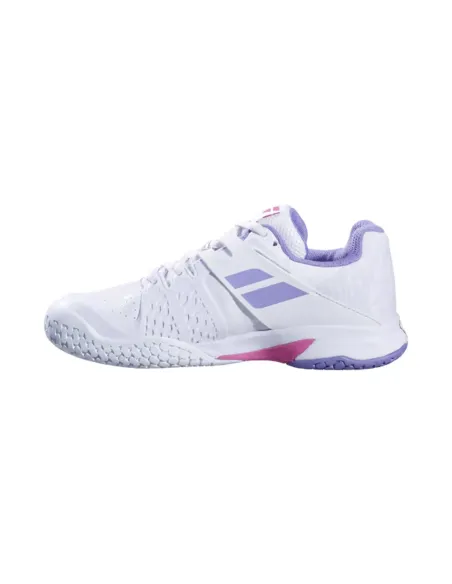 Babolat Propulse Fury Junior 33S23884 Bianco Lilla |BABOLAT |Scarpe da padel BABOLAT