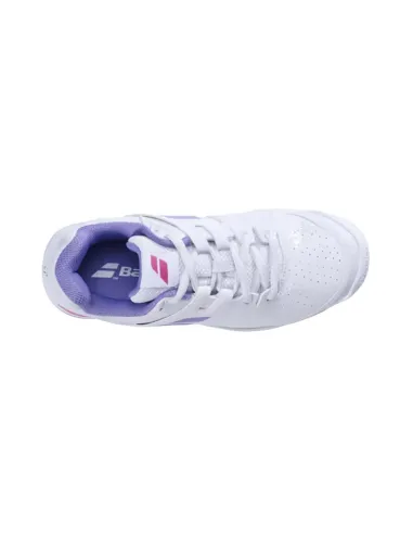 Babolat Propulse Fury Junior 33S23884 White Lilac |BABOLAT |BABOLAT padel shoes
