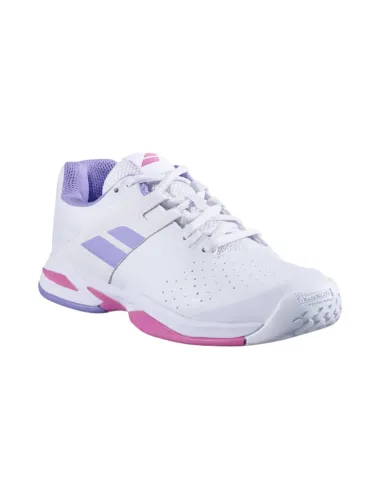 Babolat Propulse Fury Junior 33S23884 Bianco Lilla |BABOLAT |Scarpe da padel BABOLAT