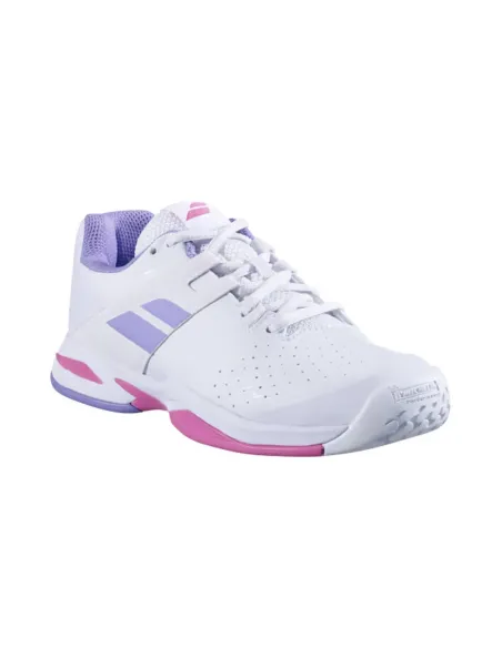 Babolat Propulse Fury Junior 33S23884 Bianco Lilla |BABOLAT |Scarpe da padel BABOLAT