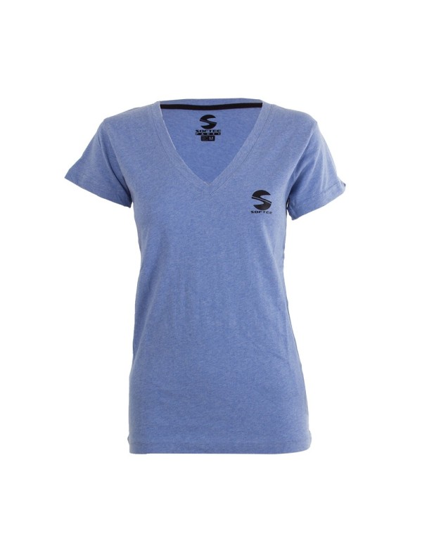 Camiseta Softee Essential Mujer Azul Vigoré |SOFTEE |Camisetas pádel