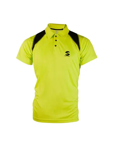 Polo Padel Softee Reflex Amarillo Fluor Negro |SOFTEE |Polos de pagaie