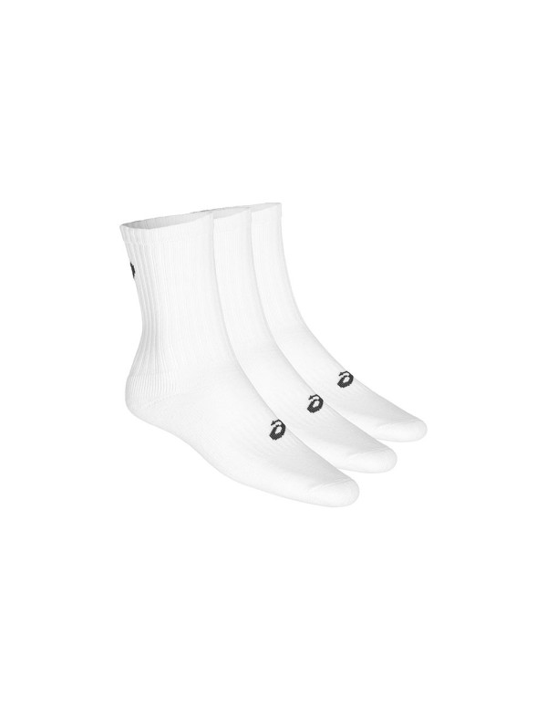 Calcetin 3ppk Crew Sock Blanco 155204 0001 |ASICS |Paddelstrumpor