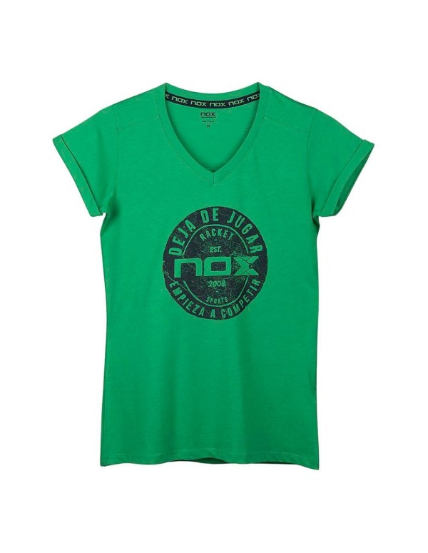 Nox T-shirt Basic Nox Green Woman |NOX |NOX padel clothing