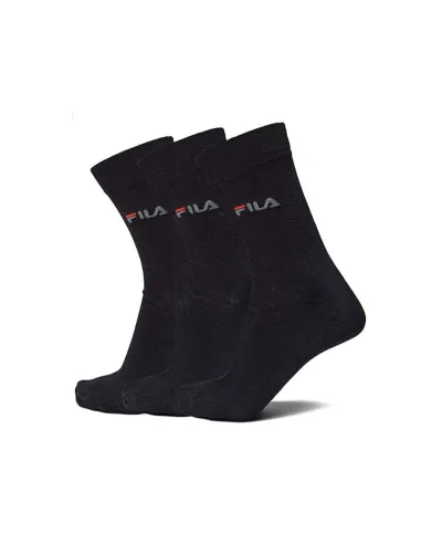 Pack 3 Calcetines Fila F9630 200 Black |FILA |Calcetines de pádel