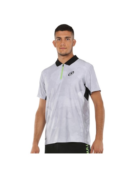Polo Bullpadel Muzo Grigio Medio |BULLPADEL |Abbigliamento da padel BULLPADEL