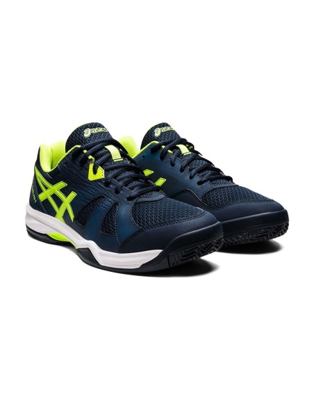 Asics Gel Padel Pro 5 Bleu Vert Fluo 1041A302401 |ASICS |Chaussures de padel ASICS