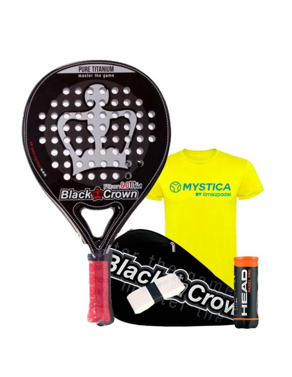 Black Crown Piton 6.0 |BLACK CROWN |Padel tennis