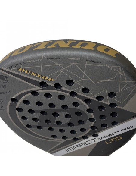 Dunlop Impact Carbon Pro Ltd Blk |DUNLOP |Racchette da padel Dunlop