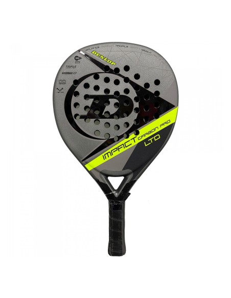 Dunlop Impact Carbon Pro Ltd Yellow |DUNLOP |Dunlop Padel Rackets Dunlop Impact Carbon Pro Ltd Yellow |DUNLOP |Dunlop Padel Rackets