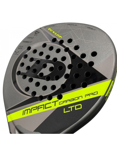 Dunlop Impact Carbon Pro Ltd Yellow |DUNLOP |Dunlop Padel Rackets